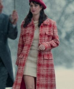 The Gentlemen 2024 Kaya Scodelario Plaid Coat