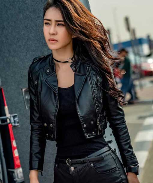 Vanguard Miya Muqi Black Leather Jacket