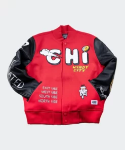 Wedding Cake Chicago Windy City Red Varsity Jacket