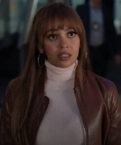 Wild Cards 2024 Vanessa Morgan Leather Jacket