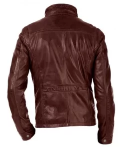 Arrow John Diggle Brown Leather Jacket