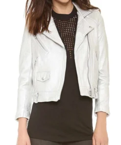 Arrow Sliver Willa Holland Motorcycle Leather Jacket