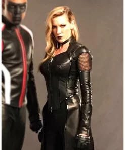 Arrow Black Siren Leather Coat