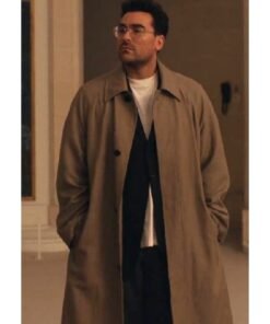 marc film good grief dan levy trench coat 2024