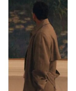 marc film good grief dan levy trench coat