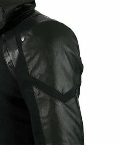 Green Arrow Stephen Amell S08 Hooded Jacket