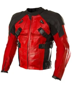 Deadpool Motorcycle Leather Jacket