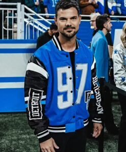 kristin juszczyk taylor lautner detroit lions jacket