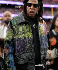 2024 Super Bowl Jay-Z Leather Jacket 2024