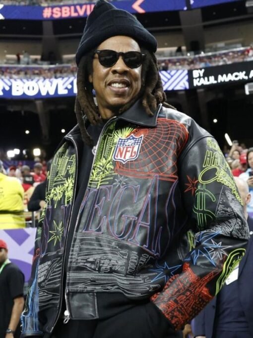 2024 Super Bowl Jay-Z Leather Jacket