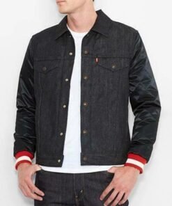 49ers San Fransisco Levis’s Denim Varsity Jacket