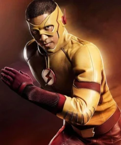 The Flash Kid Flash Leather Jacket