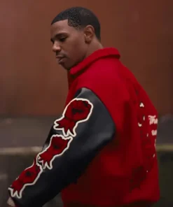 A Boogie Wit Da Hoodie Did Me Wrong Red Varsity Jacket 2024