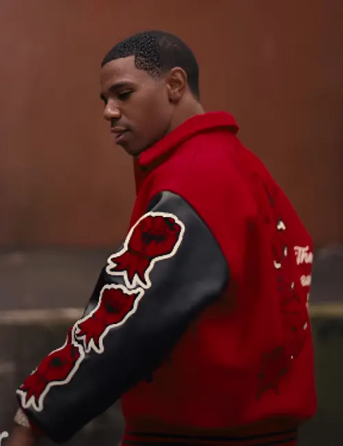 A Boogie Wit Da Hoodie Did Me Wrong Red Varsity Jacket 2024