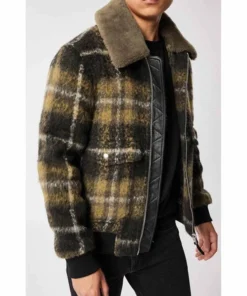 Big Sky Cassie Dewell Plaid Bomber Jacket