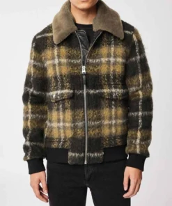 Big Sky Cassie Dewell Plaid Bomber Jacket