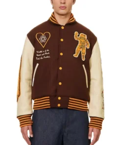 Billionaire Boys Club Brown Letterman Jacket