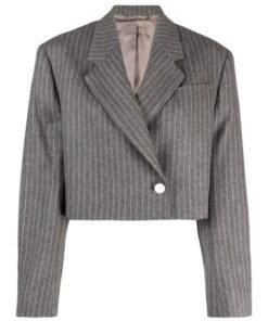 Black-ish Rainbow Johnson Gray Pinstripe Blazer
