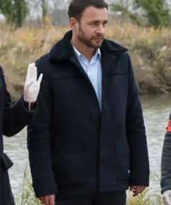 Candice Renoir S06 Antoine Dumas Blue Cotton Jacket