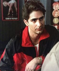 Christopher Moltisanti The Sopranos Black and Red Jacket