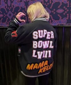 Donna Kelce Super Bowl Mama Kelce Varsity Jacket 2024