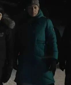 Evangeline Navarro True Detective S04 Puffer Coat 2024
