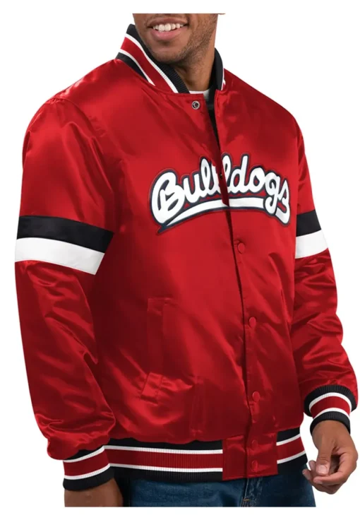 Fresno State Bulldog Home Game Red Varsity Jacket 2024