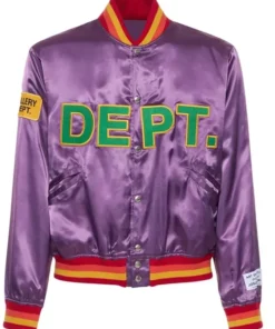 Gallery Dept. Mvp Embroidered Satin Jacket
