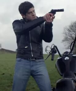 Tollbooth Dom Black Leather Jacket