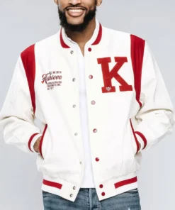 Kappa Alpha Psi World’s Greatest Frat Varsity White Wool Jacket