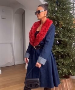 Kristin Juszczyk 49ers Denim Coat