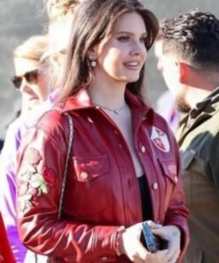 Lana Del Rey 49ers jacket 2024