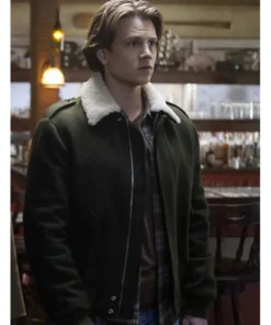 Nancy Drew S04 Alex Saxon Shearling Collar Jacket