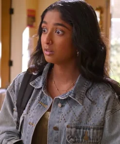 Never Have I Ever S04 Maitreyi Ramakrishnan Denim Jacket 2024
