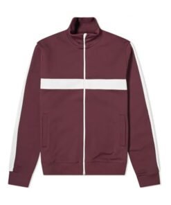 Omar Sy Lupin Burgundy Jacket