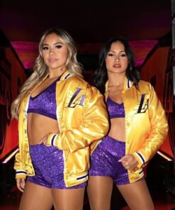 Women’s Lakers Yellow Varsity Jacket