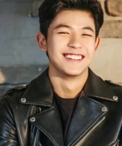 All Of Us Are Dead Lee Su hyeok Black Leather Jacket
