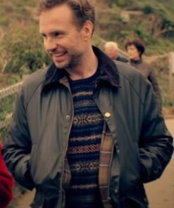 Rafe Spall Trying S02 Black Jacket
