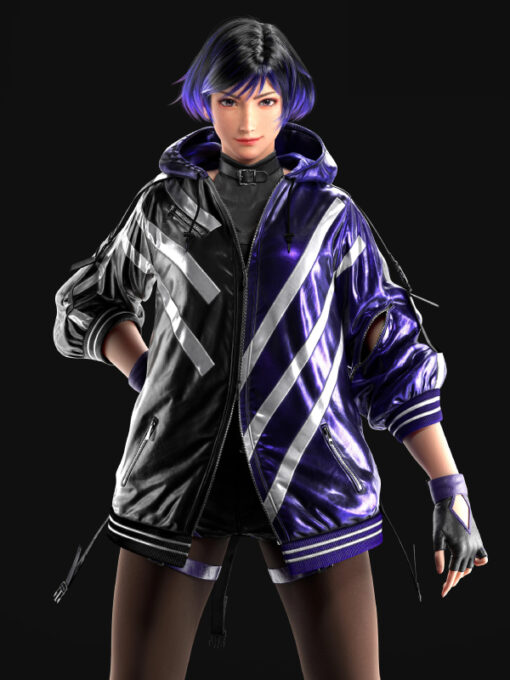 Reina Mishima Tekken 8 Hooded Jacket