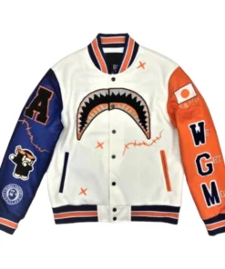 Robert Phillipe We Killed Ape Colorblock Varsity Jacket 2024