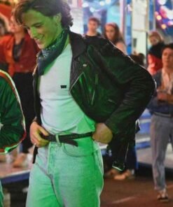 Summer of 85 David Black Leather Jacket