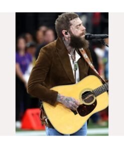 Super Bowl Lviii Post Malone Brown Blazer