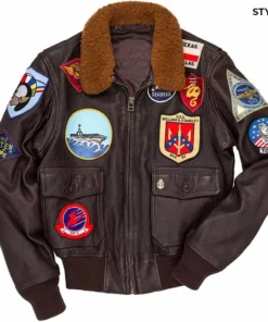 Tom Cruise Top Gun Leather Jacket