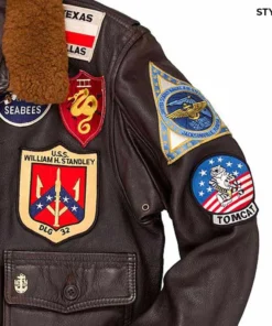 Tom Cruise Top Gun Leather Jacket