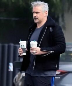 The Batman 2022 Colin Farrell Leather Jacket