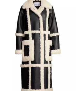 The Girls On The Bus Natasha Behnam Leather Coat