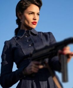 The Ministry Of Ungentlemanly Warfare Eiza González Denim Jacket