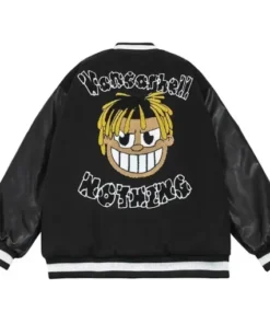 Vancarhell Nothing 99 Black Letterman Jacket 2024