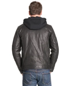 Mens Thinsulate Cycle Leather Jacket
