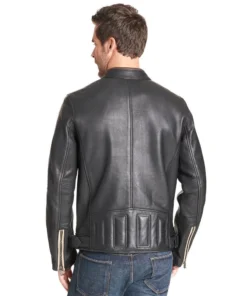 Mens Vintage Stripe Detail Buckled Waist Jacket